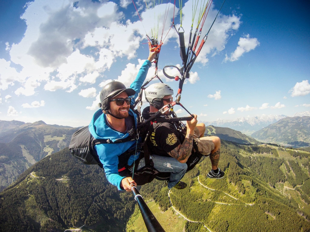 Tandem Paragliding Zell am See und Kaprun mit Josef Nindl von Falken Air