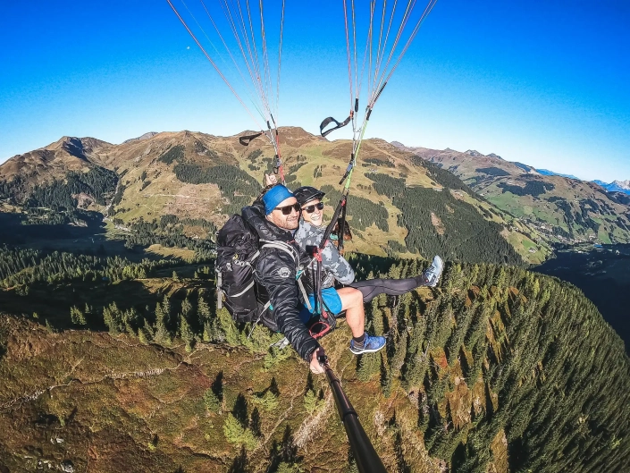 Tandem Paragliding Zell am See mit Falken Air