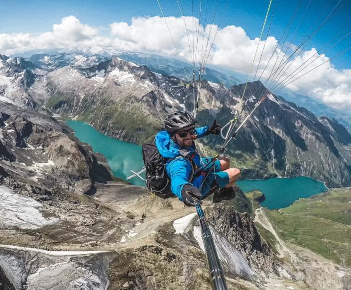Stauseen Kaprun Paragliding Flug Josef Nindl