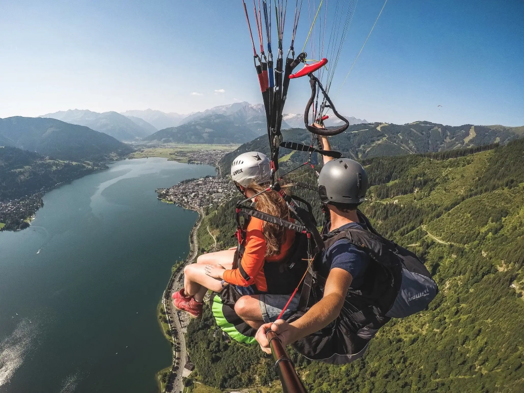 Paragliding Zell am See with Falken Air and Josef Nindl
