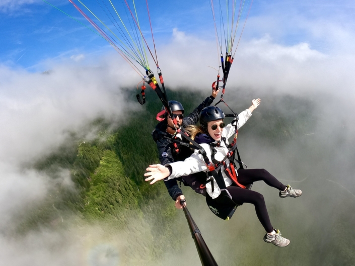 Tandemflug Zell am See mit Paragliding Gutschein